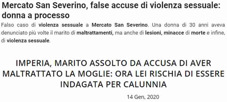 notizie calunnia