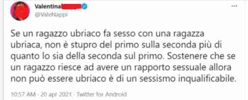 stupro violenza sessuale facebook