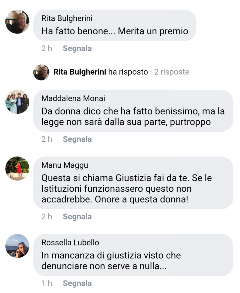 fanpage commenti