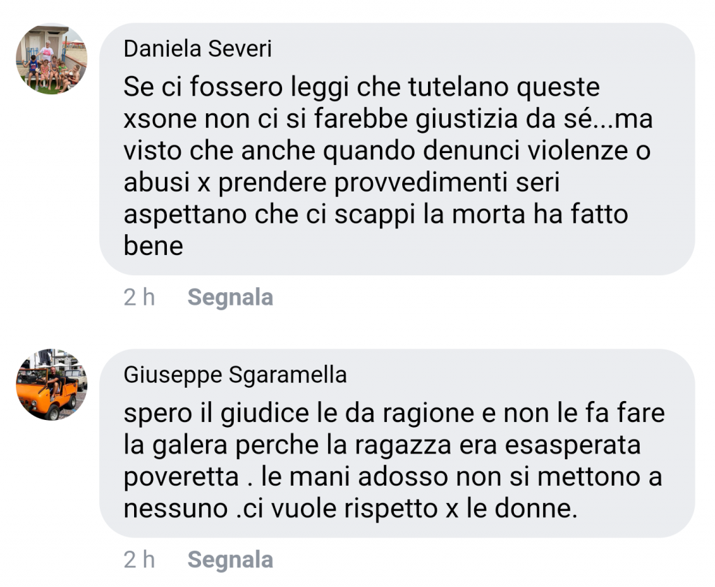 fanpage commenti