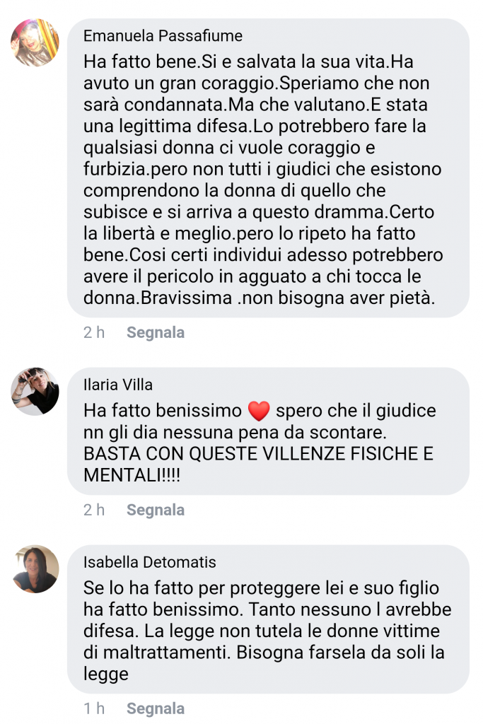 fanpage commenti