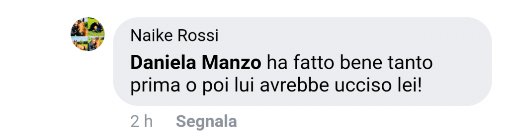 fanpage commenti