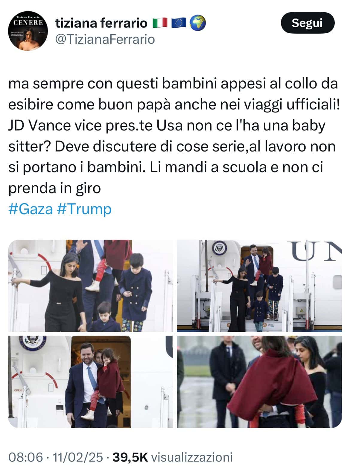 tweet ferrario famiglia