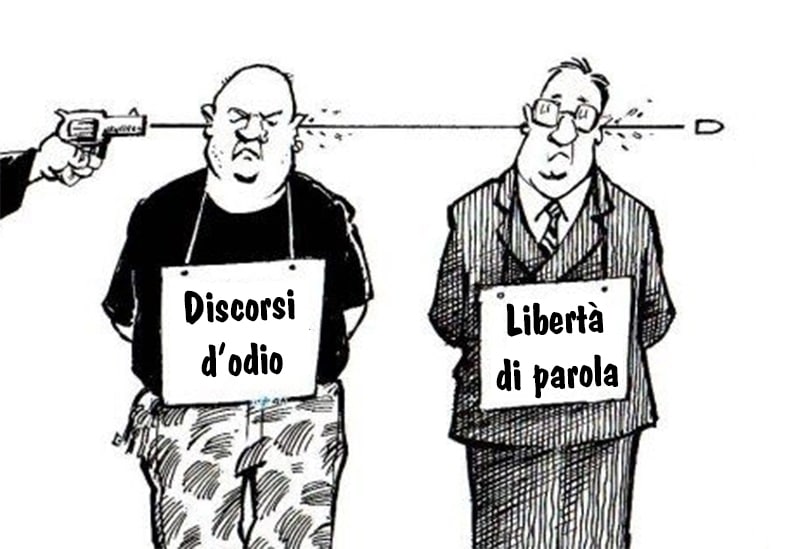 discorsi d'odio libertà di parola