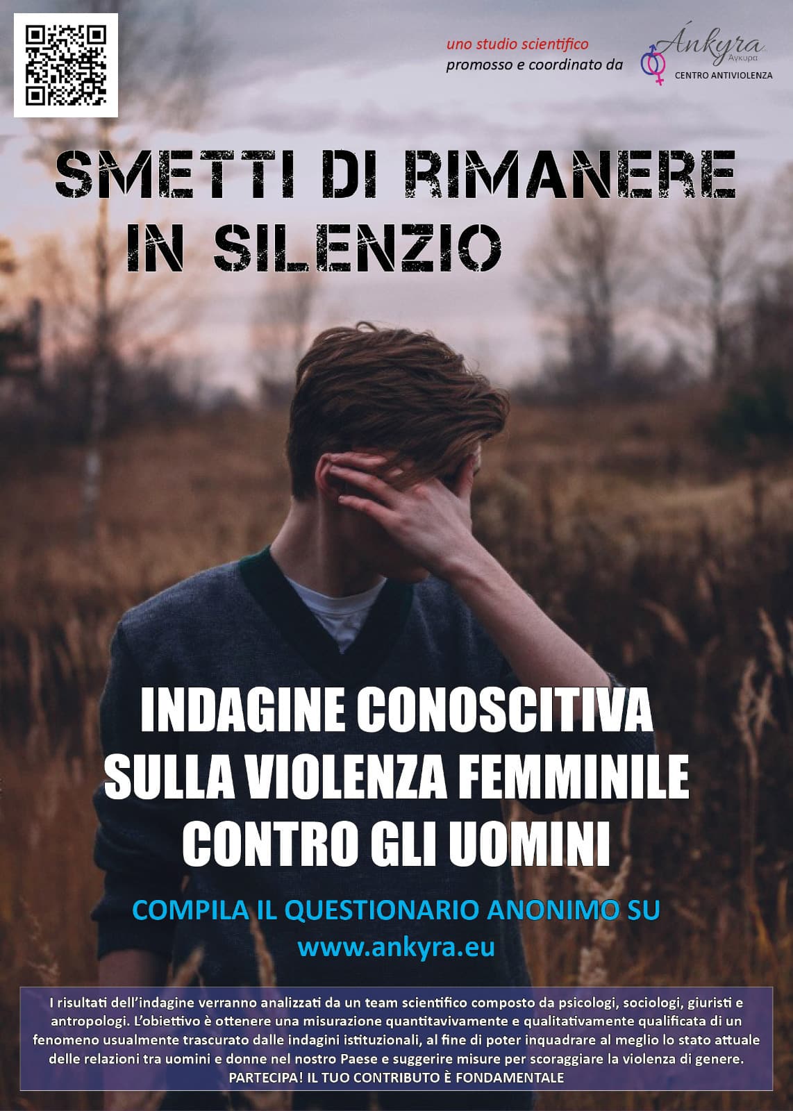 indagine conoscitiva sulla violenza femminile contro gli uomini questionario